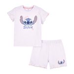 Disney Lilo & Stitch Girls T-Shirt & Shorts Set, Stitch Outfit Clothing Set for Girls 11-12 Years