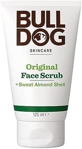 Bulldog Skincare for Men Original Face Scrub, Smooth and Deeply Cleanse Skin, with Aloe Vera, Camelina Oil and Green Tea, 125mL