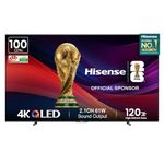 Hisense 254 cm (100 inches) Q7N Series 4K Ultra HD Smart QLED TV 100Q7N (Dark Grey)
