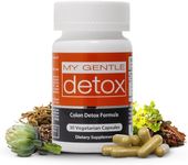 Herbal Nitro My Gentle Detox - Fast, Gentle Constipation Relief in 1 Day - All-Natural Colon Cleanse Detox Pills for Women & Men - Helps Reduce Bloating, Gas, Irregularity - 30 Capsules