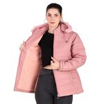 Karori Full Sleeve Solid Women Puffer Standard Length Jacket (Xxl, Onion)