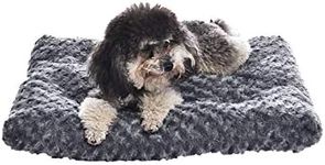 Amazon Basics Pet Dog Bed Pad - 23 x 18 x 2.5 Inch, Grey Swirl