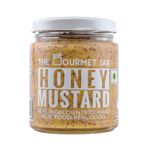 The Gourmet Jar Honey Mustard 180 grams| 100% Natural & No Preservatives| Punchy, Sweet and Spicy| Pair it with cheese, sandwiches or use it as a marinade| Pack of 1