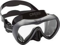 Cressi A1, Black/Graphite, Clear Lens