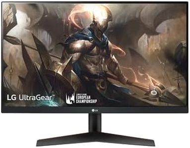 LG 24GN60R - 24 inch Ultragear Monitor with Full HD (1920 x 1080) Display IPS, 1ms (GtG) Response Time, 144Hz Refresh Rate, HDR 10, AMD FreeSync Premium, HDMI, DP, Black