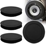 RYANSTAR RACING 4PCS 6.5 inch Foam Speaker Enhancer Compatible with 6 inch and 6.5 inch Speakers Soundproof Cotton Pad Universal High Rebound Sponge Bass Blocker Kit