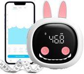 Tychesy Smart Body Tape Measure with Cute Rabbit Silicone Case, Bluetooth Body Measuring Tape for Weight Loss & Muscle Gain, Digital Waist Measure Syncs with App