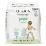 Kit & Kin Premium Eco Nappy Pants Size 6 | XL Pull Ups for Potty Training | Hypoallergenic & Sustainable | Vegan & Chlorine-Free | Superior Leak Protection | 6 Packs / 108 Pants