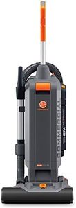 Hoover Commercial HushTone Upright Vacuum Cleaner, 15 inches with Intellibelt, HEPA Filtered Professional Rated, 40-Foot Long Cord for Carpet and Hard Floors, CH54115, Gray/Orange