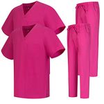 MISEMIYA - Pack * 2 Pcs - Uniforms Unisex Scrub Set – Medical Uniform with Scrub Top and Pants - Ref.2-8178 - Small, Fucisa 68