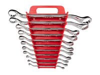 TEKTON 45-Degree Offset Box End Wrench Set with Store and Go Keeper, Metric, 6 mm-32 mm, 11-Piece