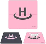 VCUTECH Drone Landing Pad Weighted 25 inch(65cm) for DJI Mini 3 Pro Accessories, Mavic 3, Mavic Air 2/2S, DJI Mini 2 Accessories, DJI FPV Drone, DJI Avata Fly More Kit Drone Accessories (Pink)