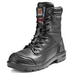Kodiak Men's Blue Plus Aluminum Toe 8-Inch Work Boot, Black, 9.5 EE US
