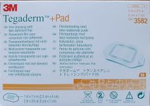 Tegaderm 3582 Bandages, Pad 3M, 5 cm x 7 cm (Pack of 50)