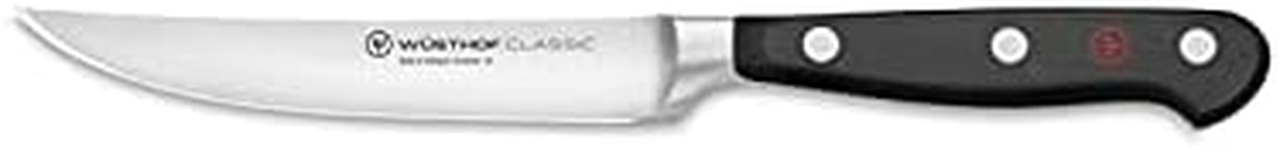 WÜSTHOF Classic cuchillo bistec 12 cm, negro