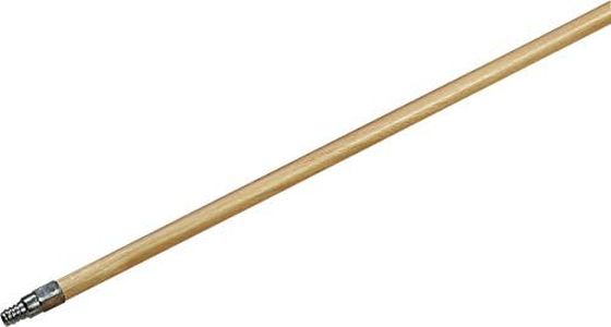 Carlisle FoodService Products 4027500 Wood Handle with Metal Threaded Tip, 7/8" Dia. x 40" L (Case of 12)