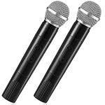 2 Pack Microphone Prop Play Plastic