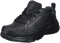 Nike Mens Defy All Day Leather Athletic and Training Shoes Black 7 Wide (E)
