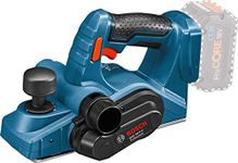 Bosch Professional 18V System Cordless Planer GHO 18V-LI (no-Load Speed 14,000 min-1, max. chip Thickness 1.6 mm, Without Rechargeable Batteries and Charger, in Cardboard Box)