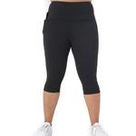 BlissClub WomenThe Ultimate Capris | 3/4th length Pants| Super- High Waist| 2 Pockets| Wide Waistband| Activewear for Women