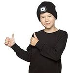 Undercover Kids LED Light Beanie Hat GL940 Black 10-13 Years