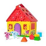 Melissa & Doug Blue's Clues & You! Wooden Take-Along House Shape Sorter Activity Play Set