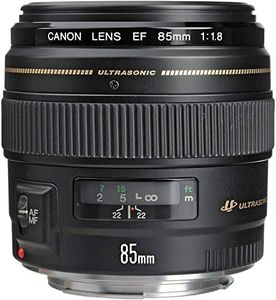 Canon EF 85mm f/1.8 USM Medium Telephoto Lens for Canon SLR Cameras - Fixed