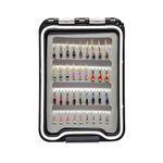 Kylebooker 36pcs Fly Fishing Flies Assortment Kit Dry Wet Flies Nymphs with Fly Box