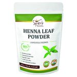 Spierb Henna Powder 250gm - Mehendi for red hair dye, beard dye - Natural henna hair dye for permanent hair colour and hair growth - Use with Indigo powder for jet black hair dye/dark brown hair dye