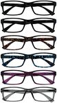 OPULIZE Pep Reading Glasses 6 Pack 