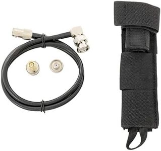 Tactical Antenna Relocation Kit – Enhanced Signal & Mobility – Chest Rig & Backpack Compatible – Durable, Lightweight & Weather-Resistant – Ideal for Military, Outdoor Use (Black, 32" Cable)