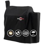 GrillTough Heavy Duty Smoker Cover for Outdoor Grill – Fits Popular Smoker Brands & Pro 575 Series Grills – Waterproof, Weather Resistant, UV & Fade Resistant – Black