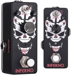 EX Inferno Death Metal Distortion Guitar Pedal, High-Gain Electric Guitar Effects Mini Pedal, with 3-Mode Boost Switch, True Bypass