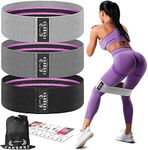 Resistance Bands, Fabric Resistance Bands for Glutes, Booty Bands for Women and Men, Workout Bands for Working Out Legs, Butt, Glute- Stretch Gym Fitness Bands, Workout Equipment, Workout Bands.