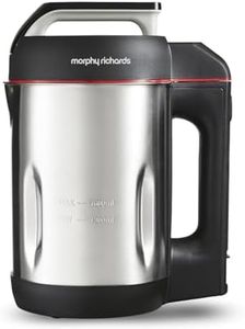 Morphy Richards Sauté & Soup Maker, 1.6L, 4 Settings, Smooth, Chunky, Juice, Blend Pause Function, Family Size, Non-Stick Coated Jug, Detachable Power Cord, Stainless Steel, 501014