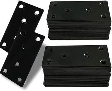 50 Pack 4 Inch 304 Stainless Steel Mending Plates Joining Brackets