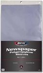 BCW 16x24 Newspaper Sleeves (50 ct) | Acid-Free, Archival Quality Sheet Protectors for Collectible Newspapers | Newspaper Protectors For Collectors | Clear Plastic Newspaper Preservation Sleeves