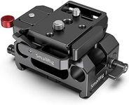 SMALLRIG BMPCC Baseplate for Manfrotto 501PL Compatible with Black Design Pocket Cinema Camera 4K & 6K – 2266