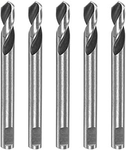 uxcell 5pcs High-Speed Steel Drill Bits 6mmx65mm for Hole Saws Arbor Drill Bit Replacement Thick Metal Cutting