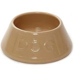 Mason Cash Non Tip Spaniel-Specific Water Bowl (21cm x 8.5cm) (Brown) - Mason Cash - Spaniel Bowl - Dog Bowl - Bowl