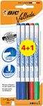 BIC Velleda 1721 Whiteboard Pens - Assorted Colours, Pack of 4+1