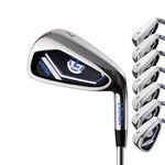 LAZRUS Premium Golf Irons Individual or Golf Irons Set for Men (4,5,6,7,8,9,PW) or Driving Irons (2&3) Right or Left Hand Steel Shaft Regular Flex Golf Clubs (RH, 4-P Set 7 pcs)