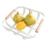 Yamazaki Tosca Kitchen Basket S WH, bianco