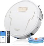 Laresar Clean Robot Vacuum Cleaner with Mop, 4000Pa Srtong Suction, Robotic Vacuum 7.6mm Thin, 150mins Runtime, Carpet Boost, APP/Alexa Control, Ideal for Pet Hair, Hard Floors, Carpet, Evol 3s