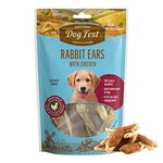 Barkbutler x Dogfest Rabbit Ears & Chicken,Puppy Treats-90g |100% Natural| 0% Artificial Flavors, Colours or Preservatives|#1 Ingredient is Meat|Human-Grade|for All Puppies