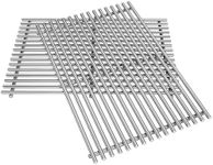 Utheer 7639 304 Stainless Steel Cooking Grid Grate (17.3 x 11.8) for Weber Spirit 300, Spirit 700, Genesis Silver B C, Genesis Gold B C, Genesis Platinum B C, Replacement Parts for Weber 7639 7638