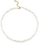 NUZON 6-7mm Baroque Pearl Choker Ne