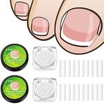 100 Pieces Ingrown Toenail Corrector Strips Toenail Correction Patches Curved Toenails Straightening Recover Clips Toenail Straightener Strip for Men Women Foot Care