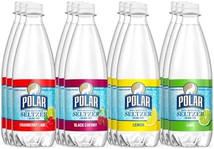 Polar Beverages Seltzer Sparkling Water Variety Pack Flavored Seltzer Drinking Water 12 x 20 Ounce