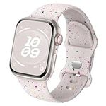 Joehwerr Sport Strap Compatible with Apple Watch Straps 38mm 40mm 41mm 42mm 44mm 45mm 49mm for Women Men, Recycled Plastic Soft Silicone Strap Band for iWatch SE Series 9 8 7 6 5 4 3 2 1 Ultra